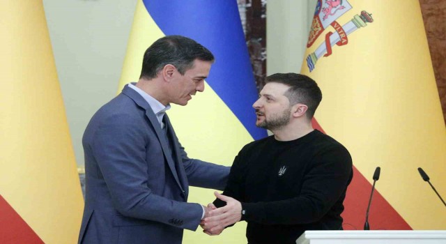 İspanya Başbakanı Sanchez, Kiev'de
