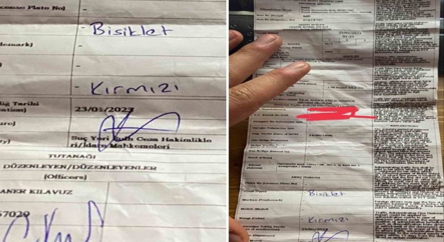 İzmirde alkollü bisiklet sürücüsüne 4 bin 500 lira para cezası