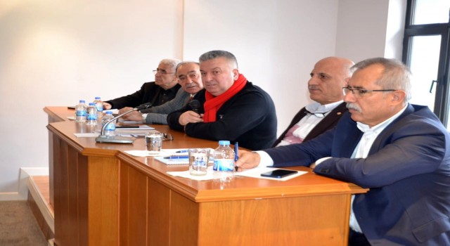 Kabaloğlu Erzurumda sendika temsilcileri ile bir araya geldi