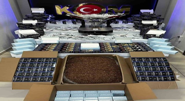 Kaçak tütün operasyonunda 7 kişi yakalandı