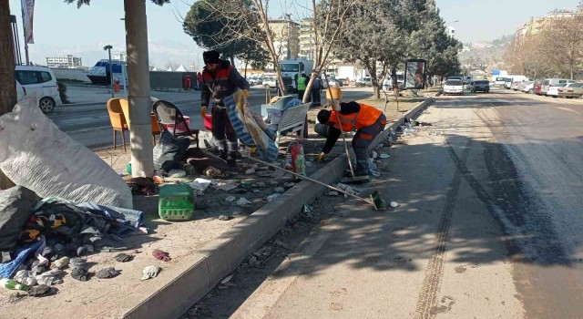 Kahramanmaraşın temizliği Körfez ekiplerine emanet