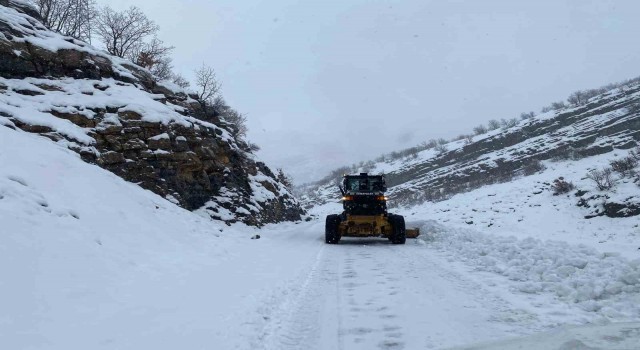 Kar Şırnakı etkisi altına aldı, 9 köy yolu ulaşıma kapandı