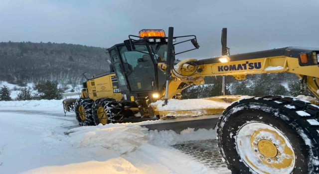 Karabükte 21 köy yolu ulaşıma kapalı