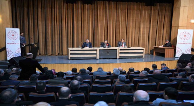 Karamanda İl İdare Şube Başkanları toplantısı gerçekleştirildi