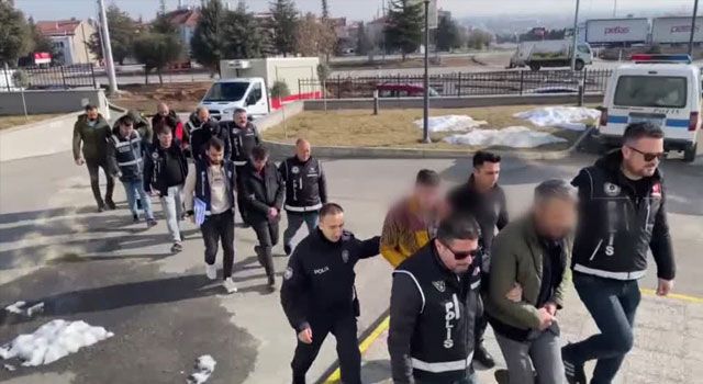 Karaman'da Uyuşturucu Operasyonunda 10 zanlı tutuklandı