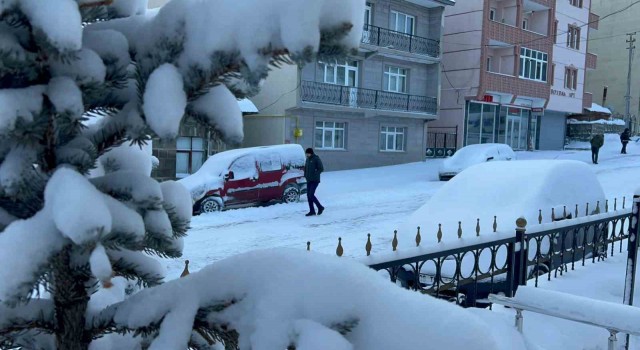 Karsta kar ve tipi 39 köy yolunu ulaşıma kapadı