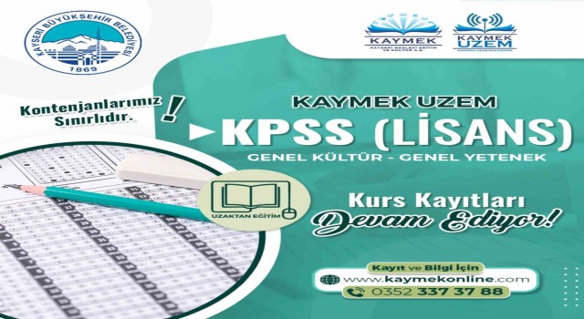 KAYMEK UZEMim Kurs Kayıtları Devam Ediyor