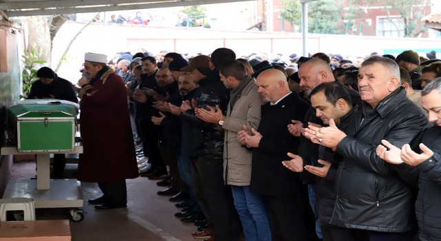 Kaza kurşunuyla hayatını kaybeden güvenlik görevlisi son yolculuğuna uğurlandı