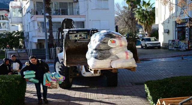 Kemerin ilk yardım tırı yola çıktı