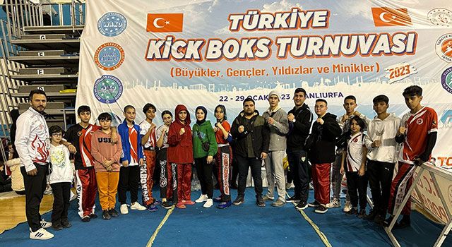 Kick Boks müsabakalarında sporcularımız derecelerle döndü
