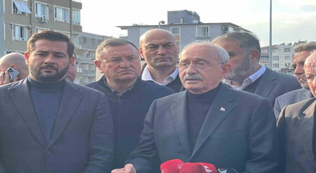 CHP Genel Başkanı Kılıçdaroğlu: “Hatayı ayağa kaldırmak hepimizin ortak görevidir”