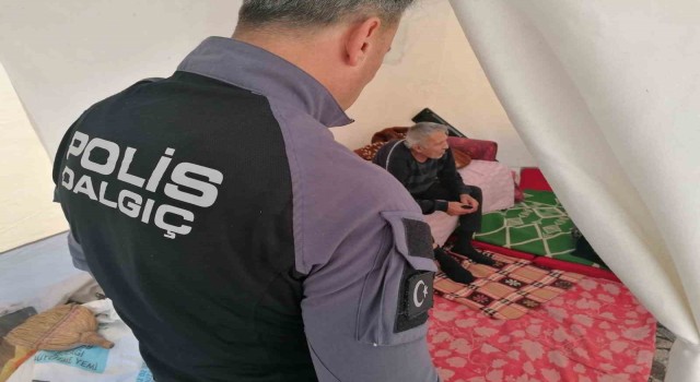 Koah hastasının imdadına polis yetişti