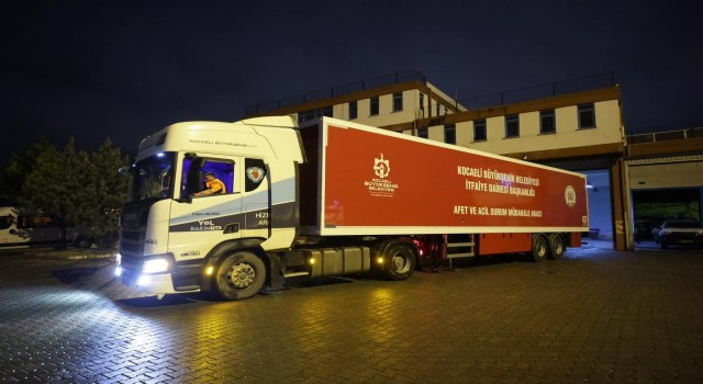 Kocaeli Büyükşehir afet bölgesinde