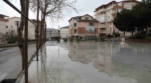 Kocatepe Mahallesine yeni basketbol sahası