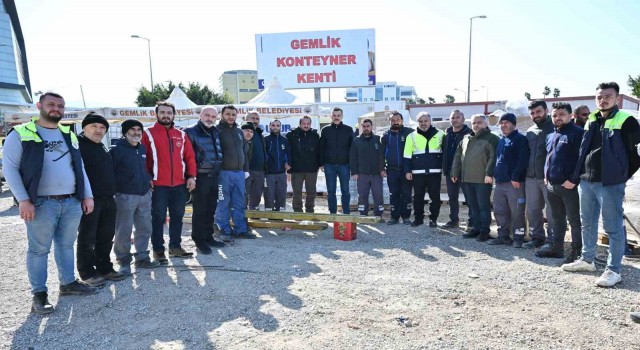Konteyner Kent Gemlikten altyapısı Büyükşehirden