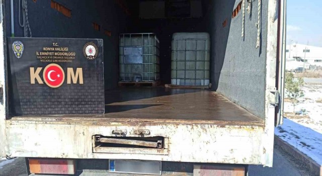 Konyada 6 bin 220 litre kaçak akaryakıt ele geçirildi