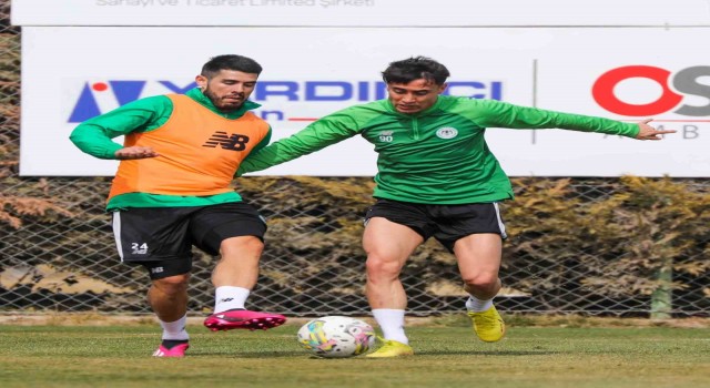 Konyasporda Giresunspor maçı hazırlıkları devam etti