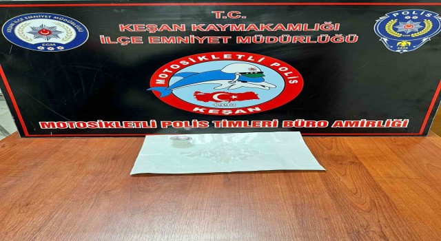 Kovalamaca sonrası yakalanan şahsın üzerinden uyuşturucu çıktı