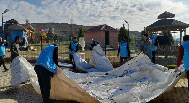 Köyceğiz Müftülüğünden giden görevliler çalışmalara başladı