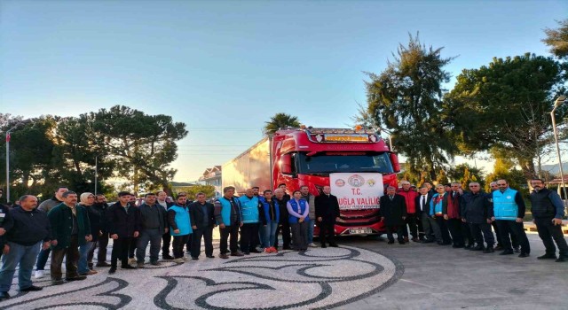 Köyceğizden afetzedelere 17 tır yardım malzemesi gönderildi