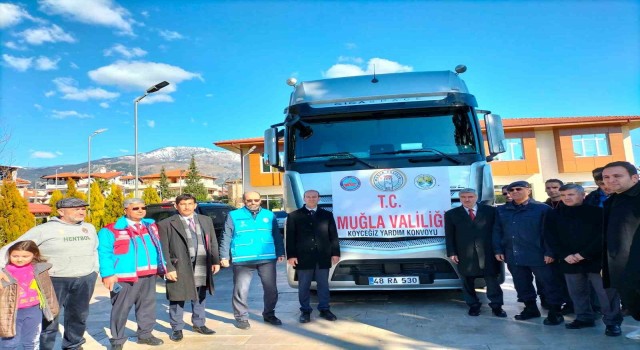 Köyceğizden depremzedelere için yardım tırı gönderilmeye devam ediyor