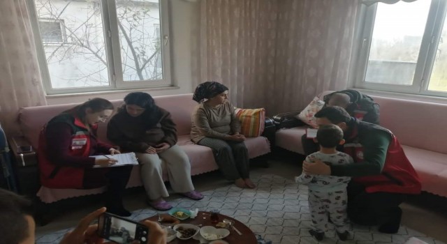 Köyceğize Hataydan ilk depremzede aile geldi