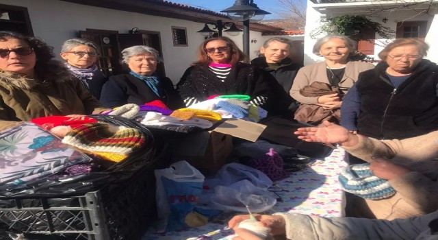 Köyceğizli elsanatları kursiyerlerinden depremzedelere ısıtan destek