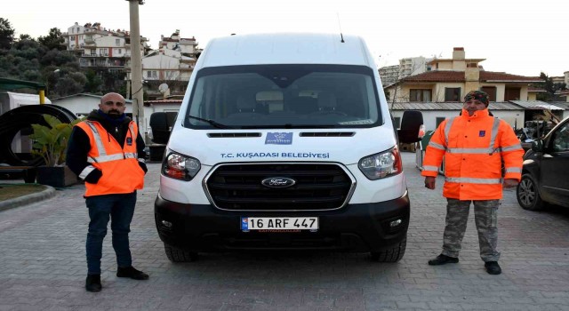 Kuşadası Belediyesinden Malatyalı depremzede aileye yardım eli