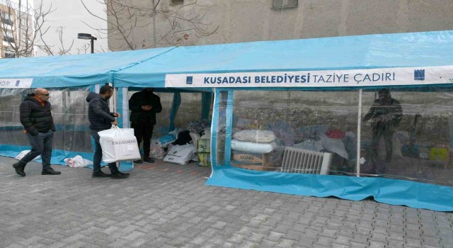 Kuşadası depremzedeler için tek yürek oldu