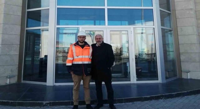 Kütahya 30 Ağustos OSBden İnşaat Mühendisi Halil Kocagöze deprem bölgesinde görev