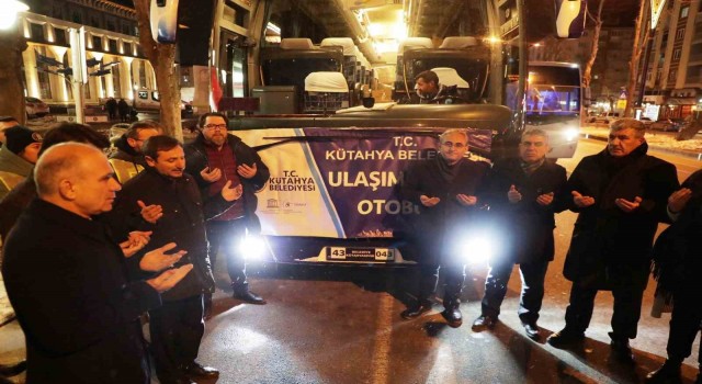 Kütahya Belediyesinin ulaşım destek otobüsü yola çıktı