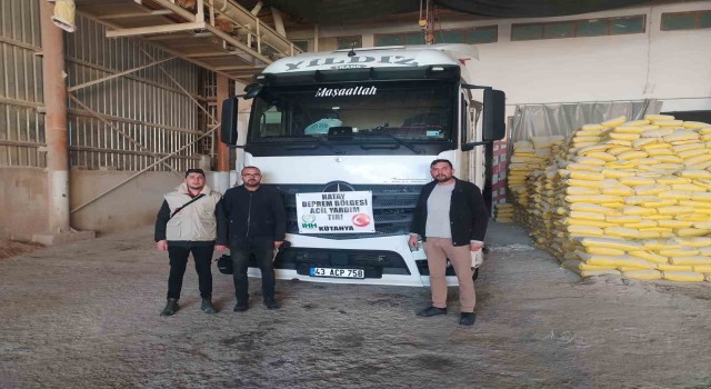 Kütahya İHH İnsani Yardım Derneğinden deprem bölgesine bir tır un