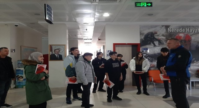 Lise öğrencileri AFADı tanıdı