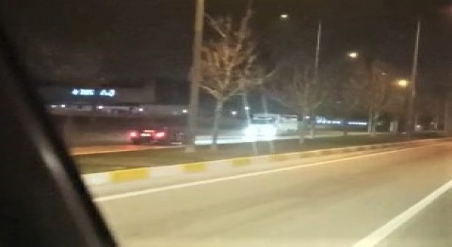 Lüks otomobiliyle herkesin canını hiçe saydı