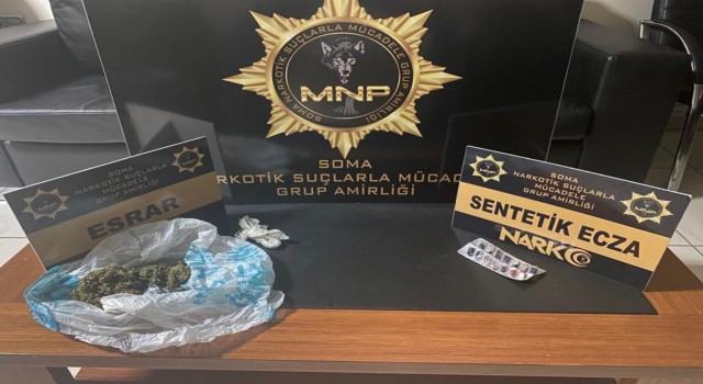 Manisa emniyeti bir haftada uyuşturucudan 92 şüpheliyi gözaltına aldı