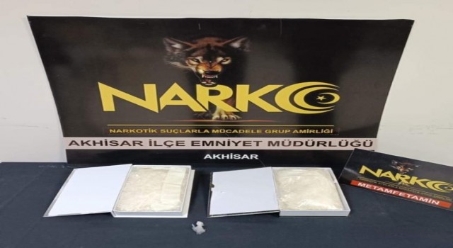 Manisada 1 kilo 497 gram metamfetamin ele geçirildi