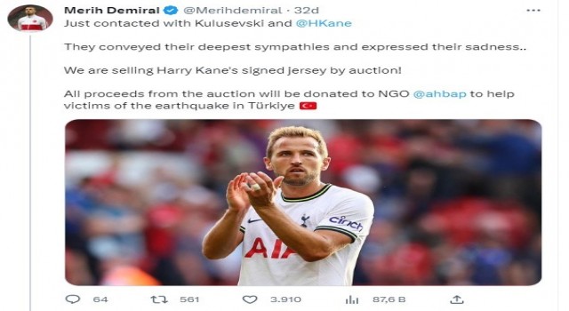 Merih Demiral duyurdu, Harry Kanein de forması satışa çıkıyor
