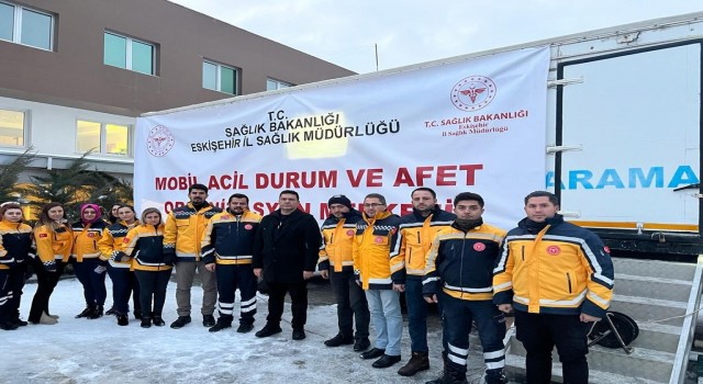 Mobil SAKOM afet bölgesi için Eskişehirden hareket etti