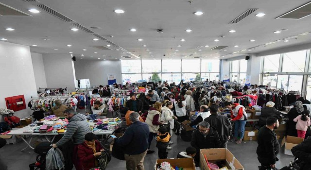 Muratpaşada yardım noktaları yeniden düzenlendi