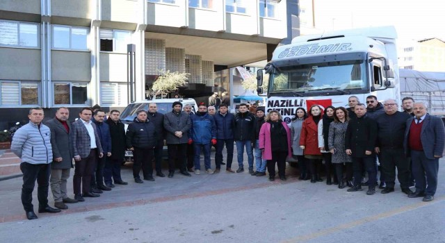 Nazillide yardım kampanyası 4üncü gününde devam ediyor