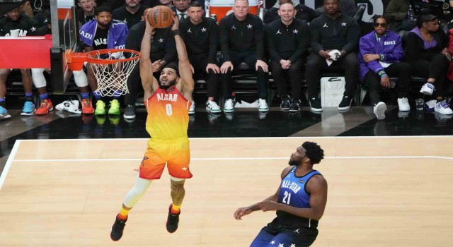 NBA All-Star mücadelesinde Tatum rekor kırdı, Giannisin takımı kazandı