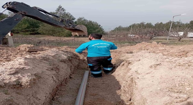 Nevşehir Belediye ekipleri çadır kent alt yapı çalışmalarına aralıksız devam ediyor