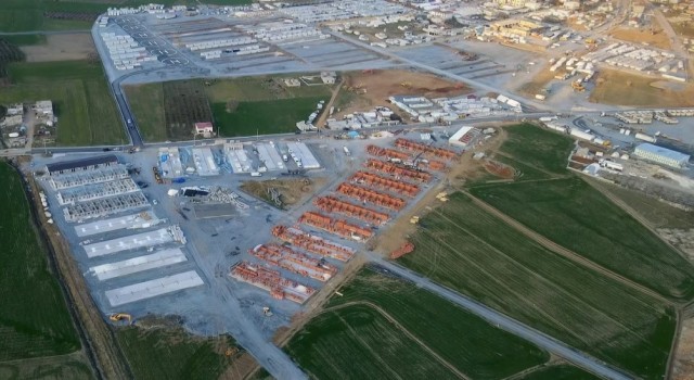 Nurdağında yığma yapı, konteyner kent ve prefabrik ev çalışmaları hız kazandı