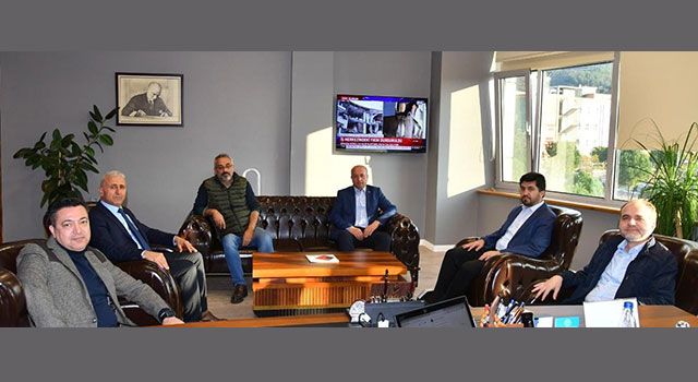 Ömer Halisdemir Üniversitesi Rektörü Uslu’dan OKÜ rektörü Uzun’a ziyaret