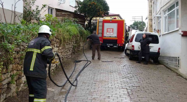 Orduda baca yangını ekipleri harekete geçirdi