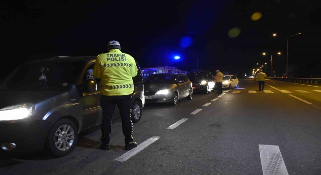 Orduda trafik denetimleri sürüyor