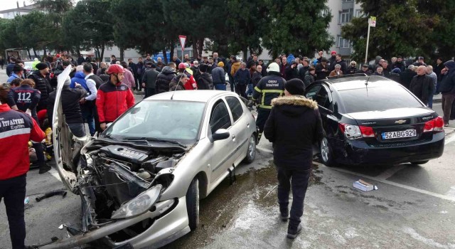 Orduda trafik kazası: 2 yaralı