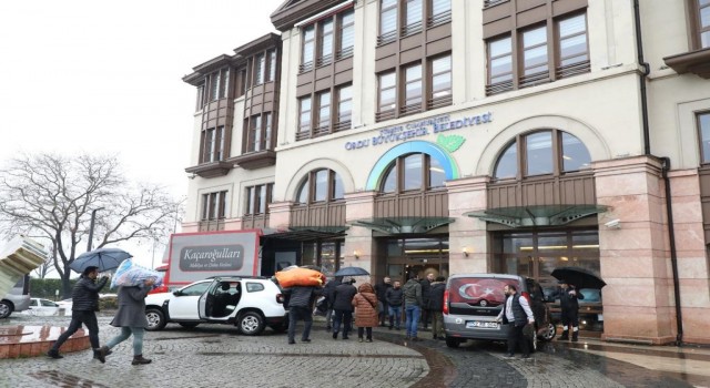 Orduda yardımlar çığ gibi büyüyor