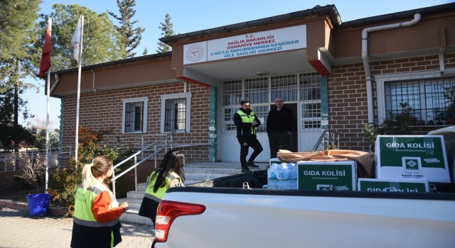 Osmaniye Belediyesinden aile sağlığı merkezlerine gıda ve tıbbi malzeme desteği