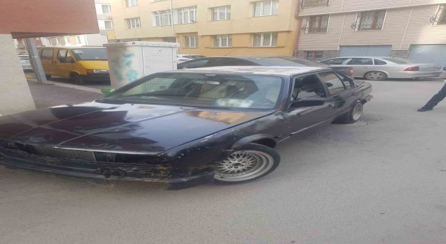 Plakasız araçla ‘drift atan sürücüye ceza yağdı